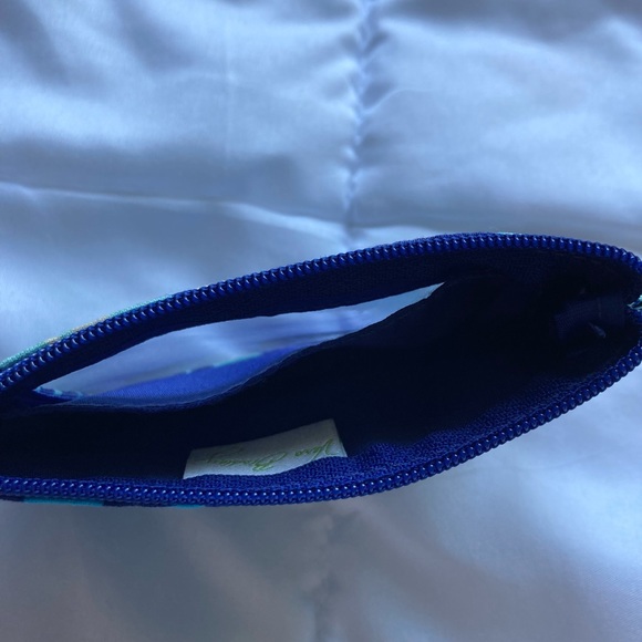 Blue Vera Bradley ID wallet - Picture 3 of 5